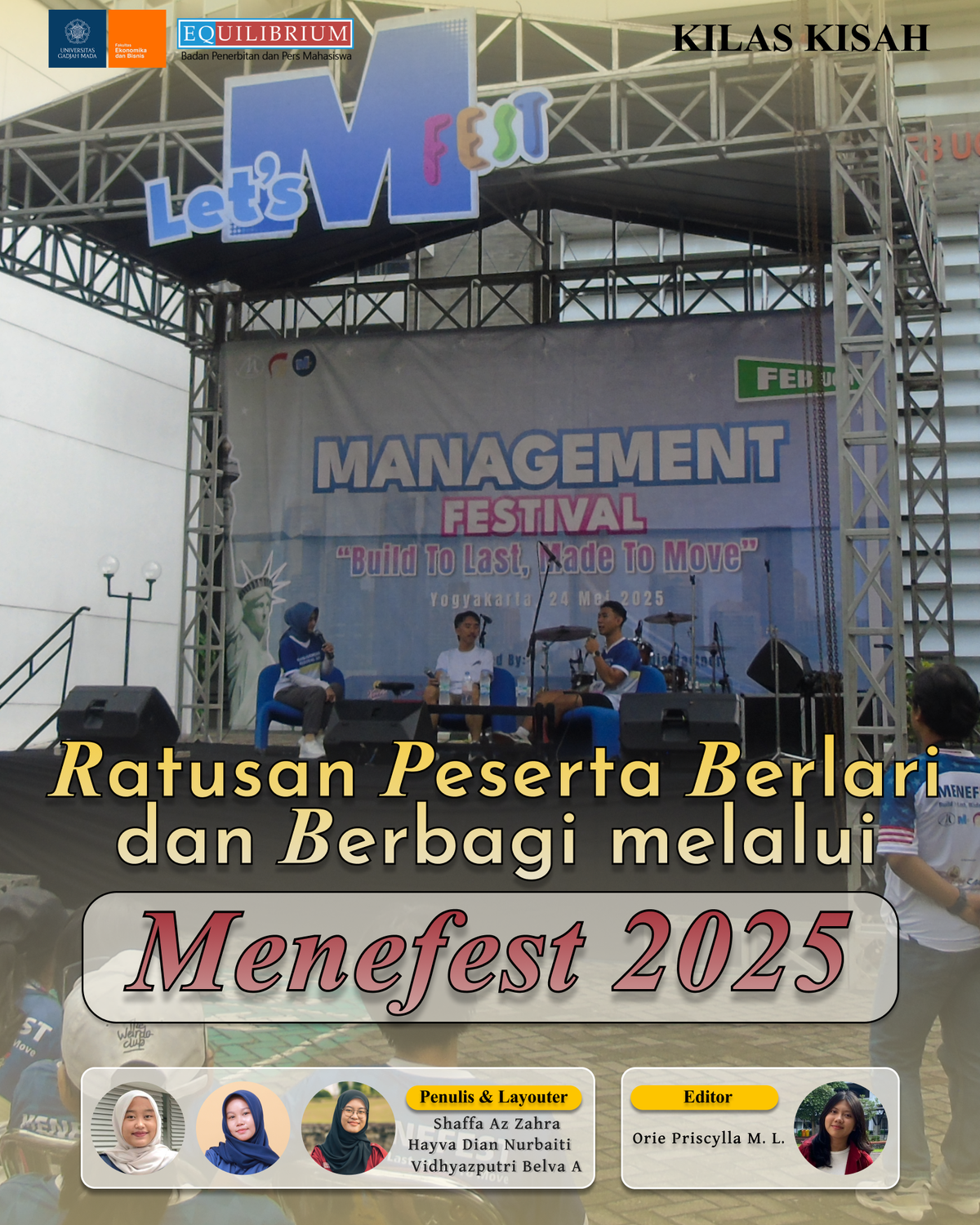 Ratusan Peserta Berlari dan Berbagi melalui Menefest 2025