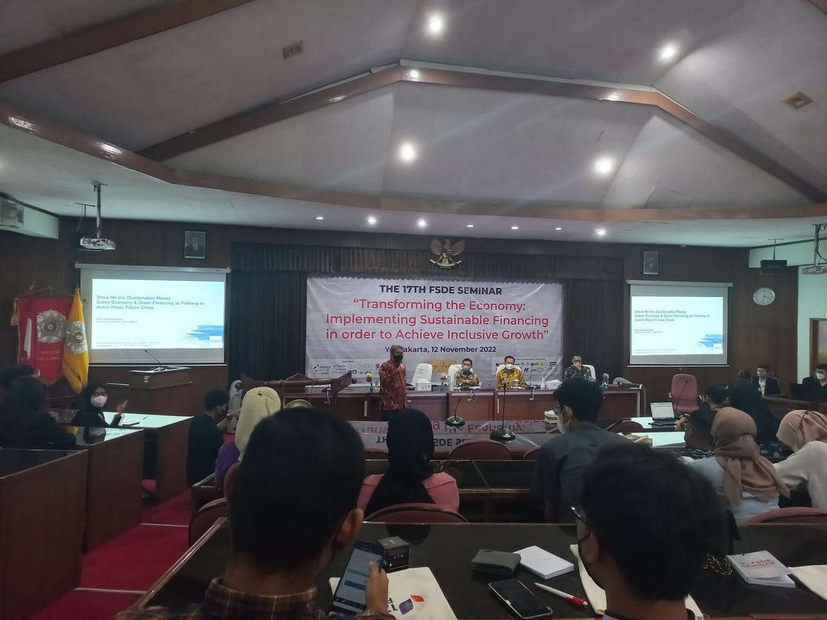 FSDE Seminar 2022: #ChangeYourGame, Sudah Saatnya Pembiayaan Pemerintah Memperhatikan Keberlanjutan Lingkungan!