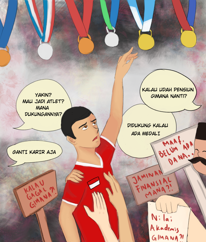 Tetes Peluhmu Sia-Sia jika Menjadi Atlet di Indonesia!