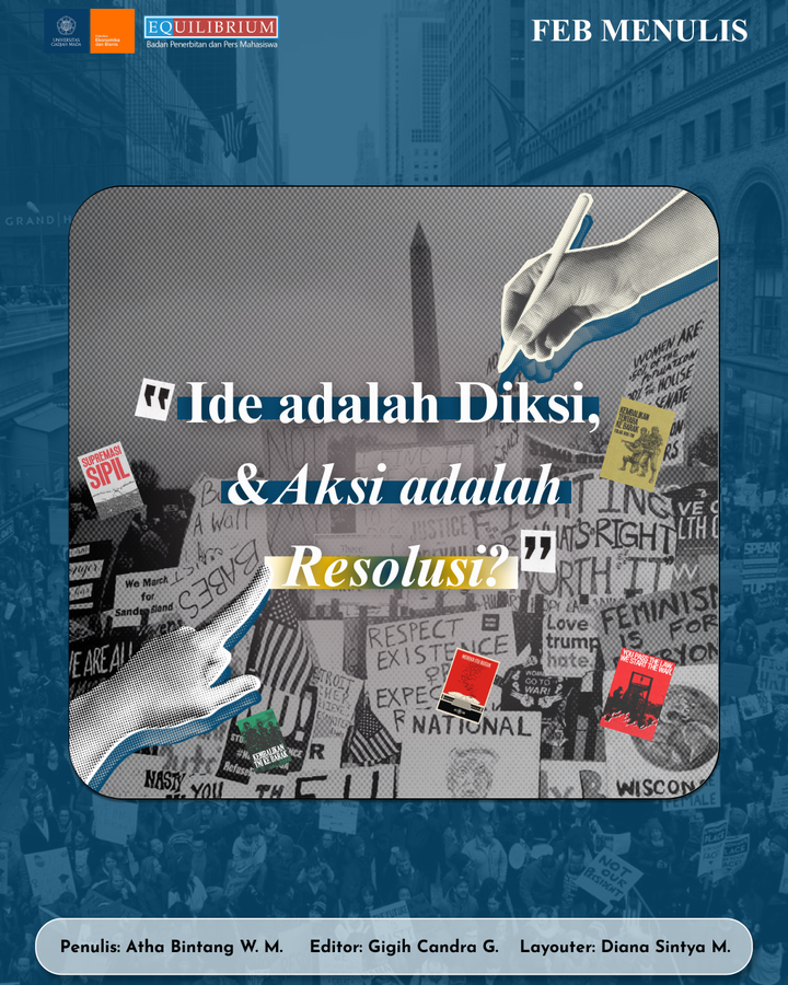 Ide adalah Diksi, dan Aksi adalah Resolusi?
